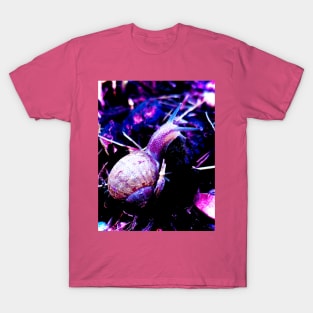 Surreal Snail Ultraviolet T-Shirt